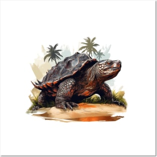 Alligator Snapping Turtle Posters and Art